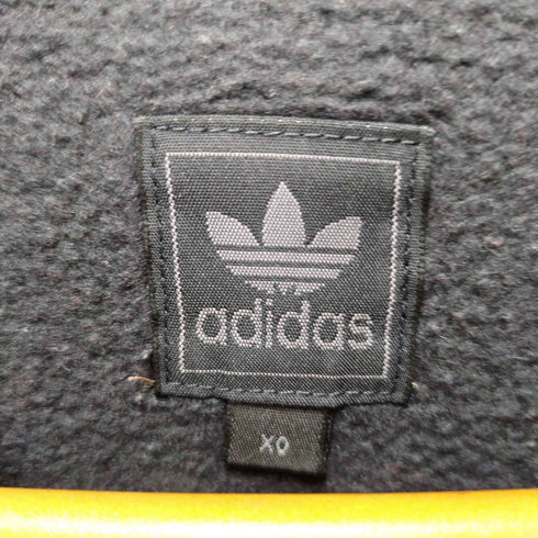 アディダス adidas 90S 万国旗タグ 両面トレフォイルロゴ スウェットパーカー メンズ XO