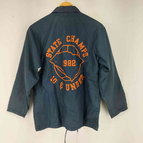 80S MADE IN USA 両面プリントナイロンコーチジャケット メンズ import:L