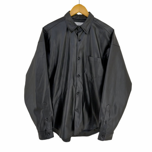 ビーミングバイビームス B:MING by BEAMS WIDW FIT フェイクレザーシャツ メンズ JPN:L