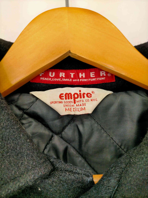 エンパイア EMPIRE 80S MADE IN USA FURTHER ウールスタジャン アワードジャケット メンズ import:M