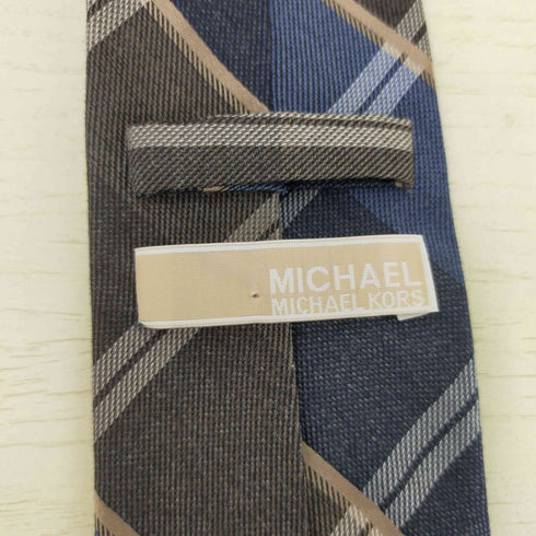 マイケルマイケルコース Michael Michael Kors チェック柄 シルク混 ネクタイ メンズ