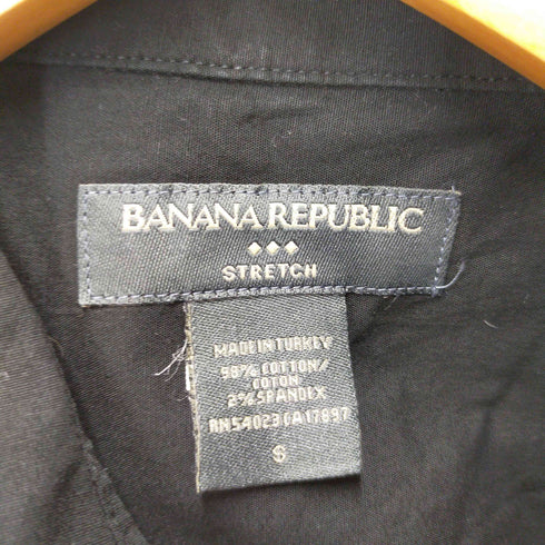 バナナリパブリック BANANA REPUBLIC ストレッチ 半袖シャツ メンズ import:S