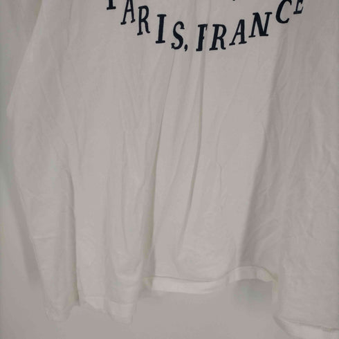 メゾンキツネ MAISON KITSUNE メゾンキツネ ロゴ クルーネックTシャツ メンズ JPN:S