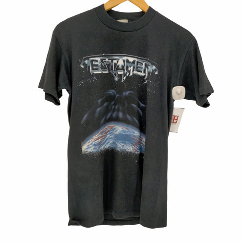 HAND TEX 80S USA製 TESTAMENT NEW ORDER TOUR 88 ツアーTシャツ コピーライト1988年 シングルステッチ メンズ import:L