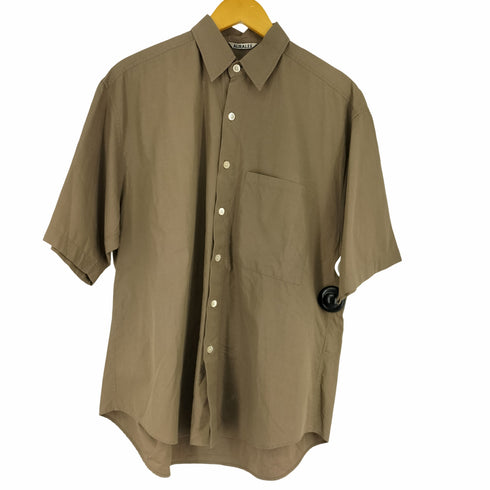 オーラリー AURALEE WASHED FINX TWILL HALF SLEEVED BIG SHIRTS メンズ 3