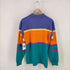 ランズエンド LANDS END USA製 モックネック ボーダー Tシャツ ユニセックス メンズ import:S