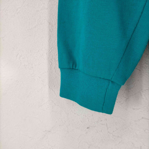 ランズエンド LANDS END USA製 モックネック ボーダー Tシャツ ユニセックス メンズ import:S