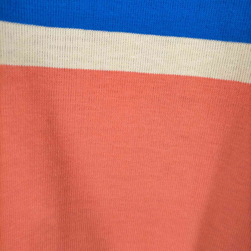 ランズエンド LANDS END USA製 モックネック ボーダー Tシャツ ユニセックス メンズ import:S