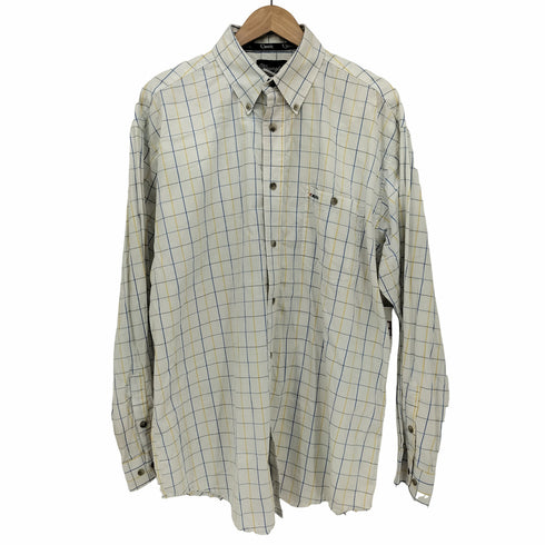 ラングラー Wrangler ボタンダウン L/S チェック シャツ メンズ