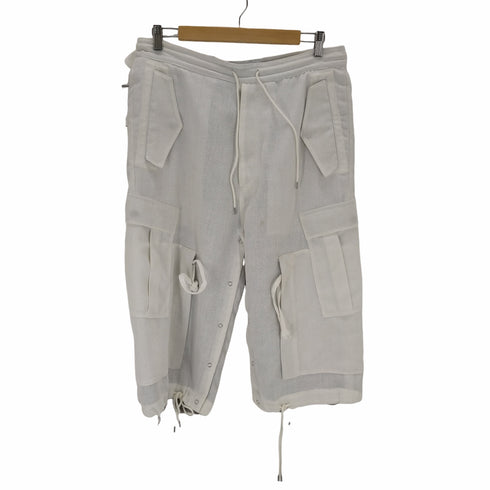 ダイエットブッチャー DIET BUTCHER Cropped cargo pants ボタンデザイン メンズ