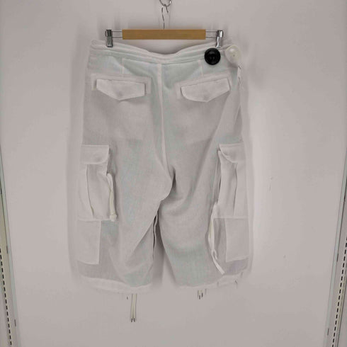 ダイエットブッチャー DIET BUTCHER Cropped cargo pants ボタンデザイン メンズ