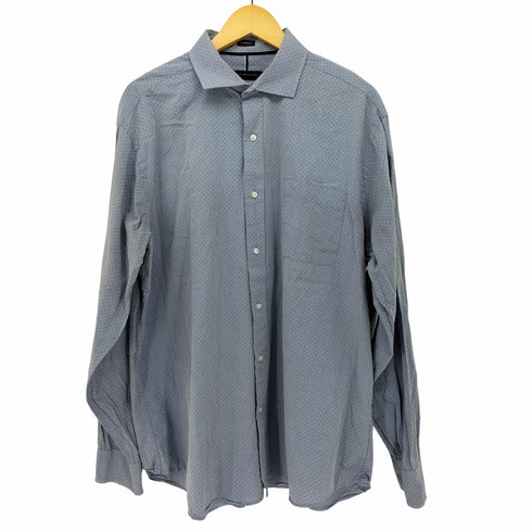 トミーヒルフィガー TOMMY HILFIGER ドット柄 REGULAR FIT ボタンダウン L/S シャツ メンズ import:XL