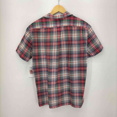 ポロバイラルフローレン Polo by RALPH LAUREN 90S コットン マルチチェック 開襟 S/Sシャツ メンズ import:M