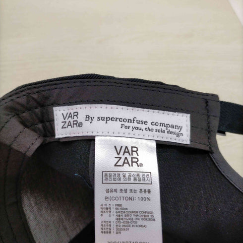 バザール VARZAR ワンポイントロゴキャップ レディース