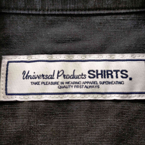 ユニバーサルプロダクツ UNIVERSAL PRODUCTS Cotton Linen S/S Open Collar Shirt メンズ JPN:3