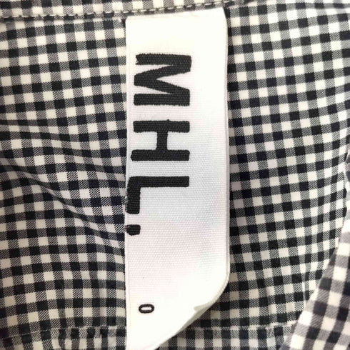 エムエイチエル マーガレットハウエル MHL. MARGARET HOWELL ギンガムチェック L/S シャツ レディース 0