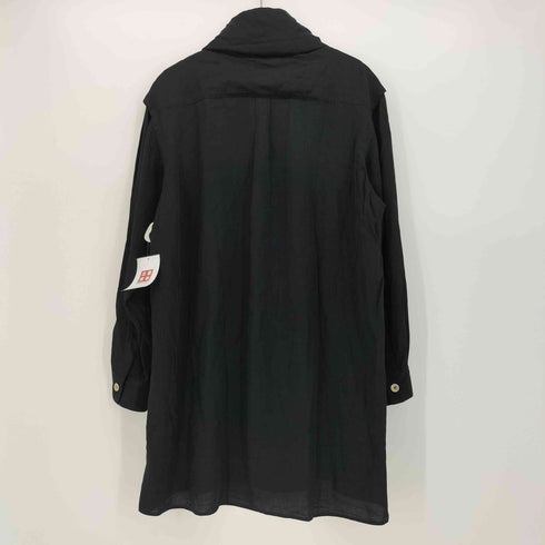 ヨウジヤマモト Yohji Yamamoto 93AW デザインカラー レーヨンロングシャツ メンズ JPN:S