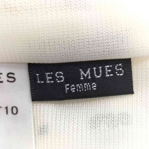レミュー LES MUES 防シワカット ジャガード 変形 ドット柄 ブラウス レディース JPN:M