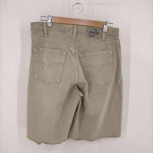 リーバイス Levis silvertab BAGGY デニムショーツ 後染め リメイク メンズ 34inch