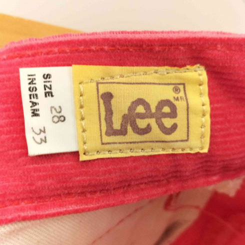 リー Lee 70-80S TONI JEANS コーデュロイ カラー パンツ ロケットTALON デッドストック メンズ 28×33