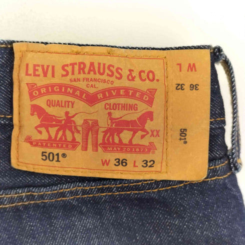 リーバイス Levis 501 ワンウォッシュ ストレート ジーンズ メンズ 36X32