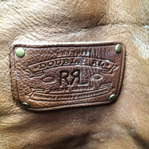 ダブルアールエル ラルフローレン RRL RALPH LAUREN Tumbled Leather Tote タンブルド レザー トートバッグ メンズ