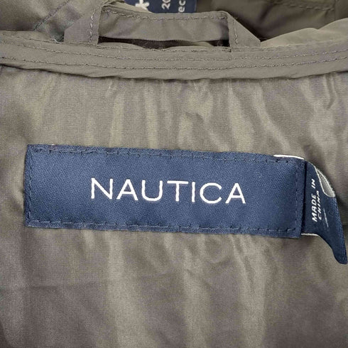 ノーティカ NAUTICA ナイロン スナップボタン PETフードコート メンズ JPN:M