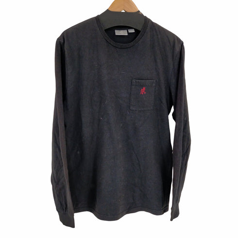 グラミチ GRAMICCI ロングスリーブ ワンポイント ポケット Tシャツ メンズ import:M