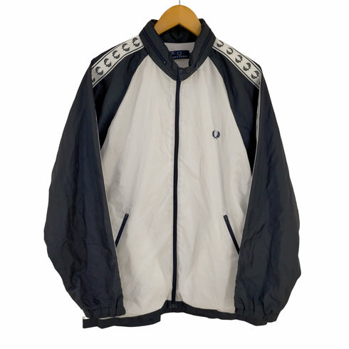 フレッドペリー FRED PERRY ロゴプリント シェルジャケット メンズ import:L