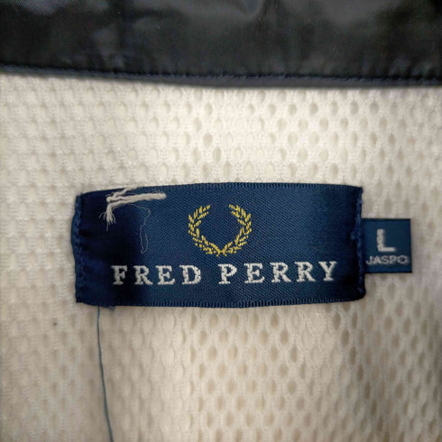 フレッドペリー FRED PERRY ロゴプリント シェルジャケット メンズ import:L