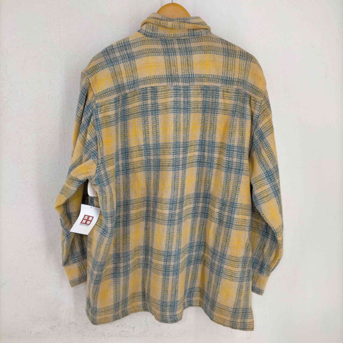 pain shine チェック レギュラーカラーシャツ メンズ import:L