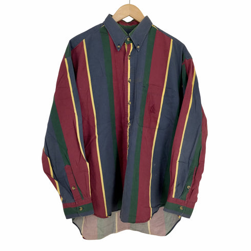 ノーティカ NAUTICA ストライプ BDシャツ メンズ import:L