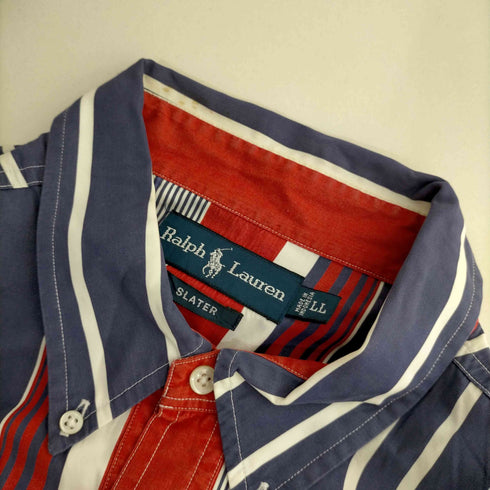 ラルフローレン RALPH LAUREN SLATER ストライプ プルオーバーシャツ メンズ LL