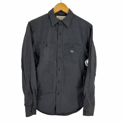 デニムアンドサプライ ラルフローレン DENIM & SUPPLY RALPH LAUREN 小紋柄 猫目ボタンレギュラーカラーシャツ メンズ import:XS