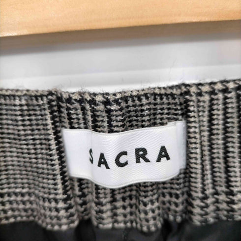 サクラ SACRA グレンチェックワイドパンツ レディース JPN:38