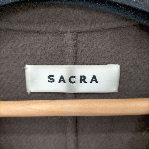 サクラ SACRA ダブルボタン リバーコート レディース