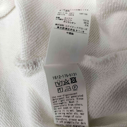 ビューティーアンドユースユナイテッドアローズ BEAUTY & YOUTH UNITED ARROWS コットン ハーフジップ スウェット プルオーバー レディース FREE