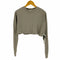 ビューティーアンドユースユナイテッドアローズ BEAUTY & YOUTH UNITED ARROWS クロップド クルーネック L/S Tシャツ レディース