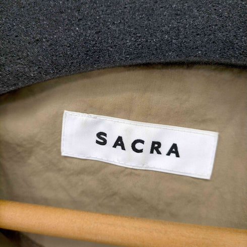 サクラ SACRA クランブル加工コットントレンチコート レディース JPN:38