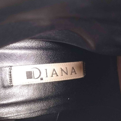 ダイアナ DIANA ハイヒール ショート スクエアトゥ ブーツ レディース JPN:22.5