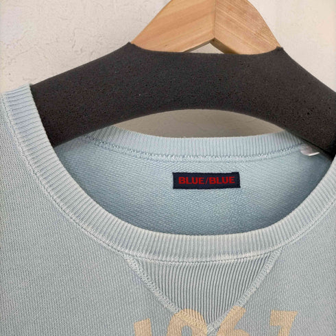 ブルーブルー BLUE BLUE 前V CROSS CULTURE クルーネックスウェット メンズ JPN:L