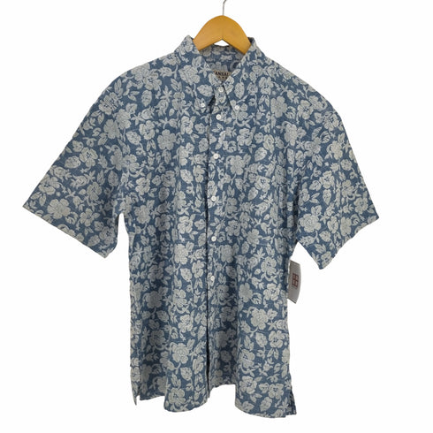 カンサイジーンズ KANSAI JEANS リバースプリント アロハシャツ メンズ import:XL