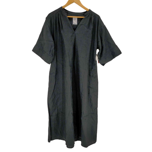 ユナイテッドアローズグリーンレーベルリラクシング UNITED ARROWS green label relaxing フレンチリネン シャツワンピース レディース FREE