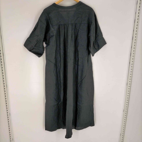 ユナイテッドアローズグリーンレーベルリラクシング UNITED ARROWS green label relaxing フレンチリネン シャツワンピース レディース FREE