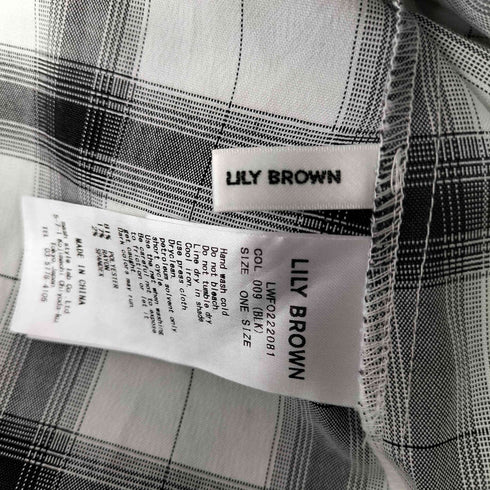 リリーブラウン Lily Brown 22SS フリルデザインミニワンピース レディース FREE