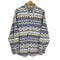 HENRIC COLLECTION ネイティブ柄 コットンネルシャツ メンズ import:L