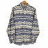 HENRIC COLLECTION ネイティブ柄 コットンネルシャツ メンズ import:L