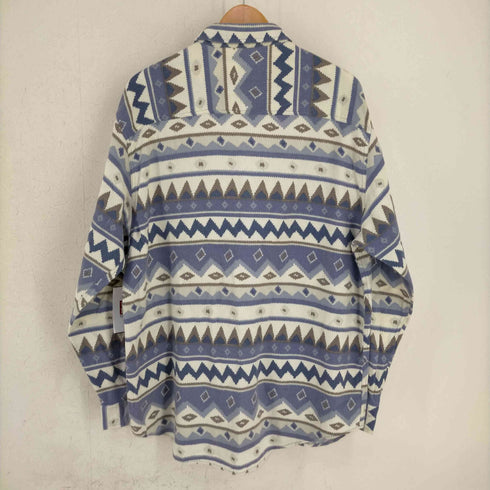 HENRIC COLLECTION ネイティブ柄 コットンネルシャツ メンズ import:L