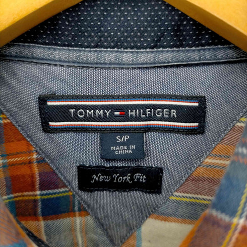 トミーヒルフィガー TOMMY HILFIGER NEW YORK FIT チェック B.Dシャツ メンズ import:S