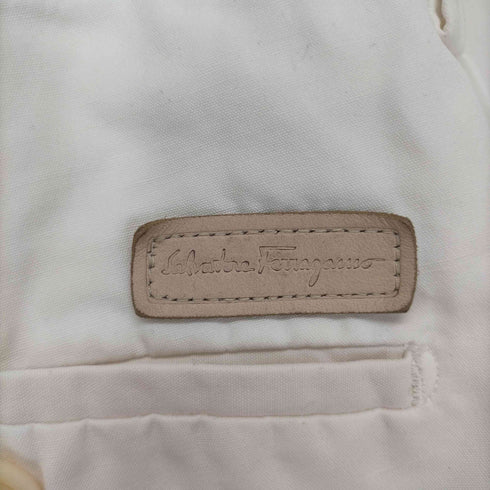 サルヴァトーレフェラガモ Salvatore Ferragamo コットンノータックチノパンツ メンズ EUR:46-48